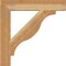 Ekena Millwork Funston Block Rough Sawn Bracket, Western Red Cedar, 4"W x 26"D x 26"H BKT04X26X26FST05RWR - alternate 2
